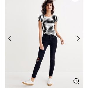 Madewell Black Sea Ripped Jeans